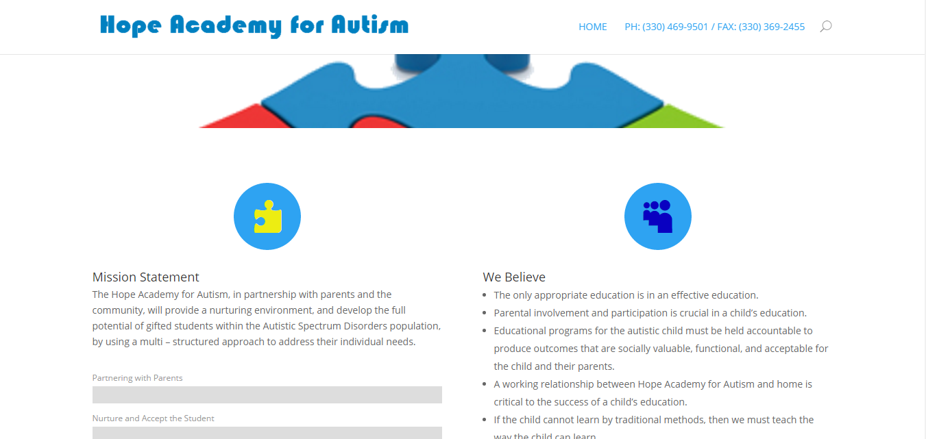Hope Academy for Autism – Warren, Ohio – Education: School for autism