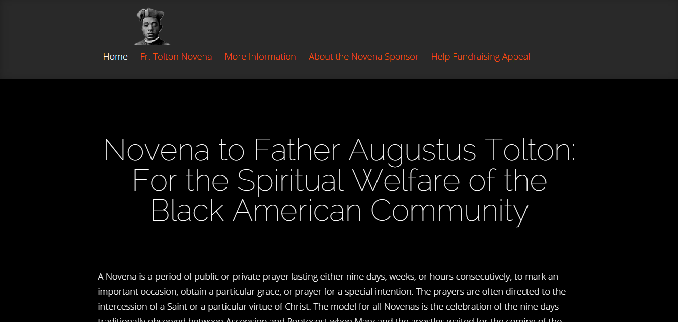 Father Augustus Tolton Novena – Global – Religious: Catholic devotional website